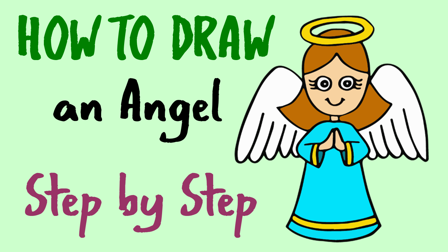 How to Draw an Angel Step by Step Drawing Guides for Everyone!