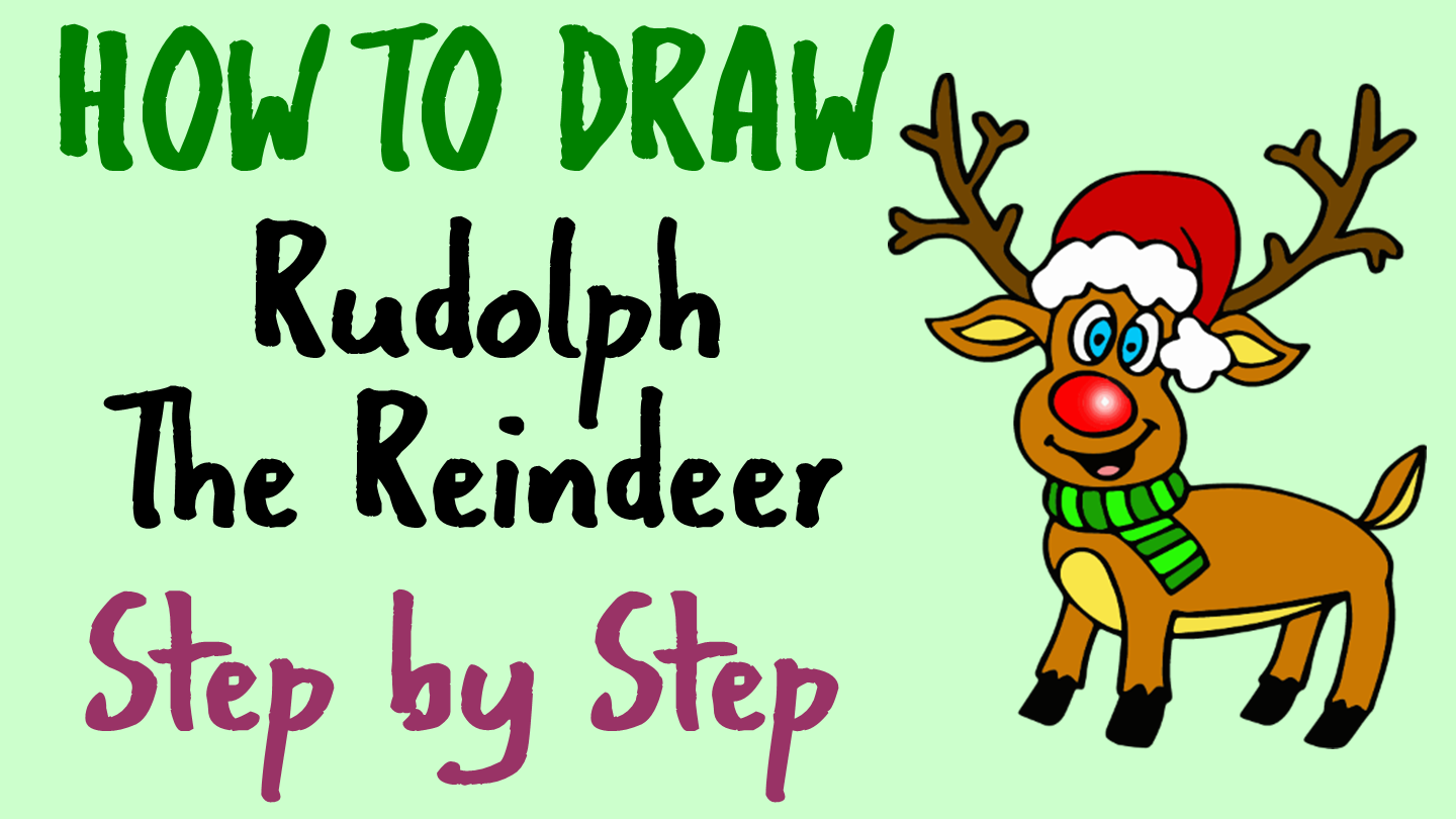 🦌 How to Draw Santa's Reindeer | Easy Drawing for Kids - Otoons.net