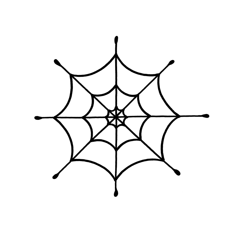 How to Draw a Spider Web | Easy Step by Step Drawing Guide