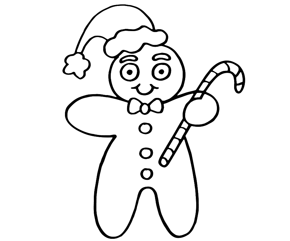 How to Draw a Cute Gingerbread Man | Easy Step by Step Drawing Guide